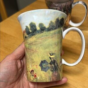 McIntosh Fine Bone China Claude Monet Poppies Java Coffee Mug